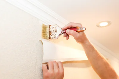 Pose de papier peint à Bellevue-la-Montagne — revêtements muraux et toiles de verre